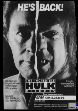 Невероятный Халк: Возвращение / Hulk: The Incredible Hulk Returns (1988) фильм скачать через торрет бесплатно в хорошем качестве