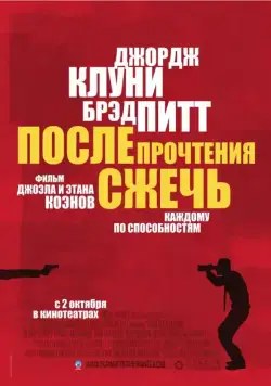 После прочтения сжечь / Burn After Reading (2008) фильм скачать через торрет бесплатно в хорошем качестве