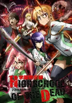 Школа мертвецов / Gakuen mokushiroku: HIGHSCHOOL OF THE DEAD (2010) cериал мультфильм аниме скачать через торрет бесплатно в хорошем качестве