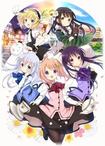 Кролика заказывали? / Gochuumon wa Usagi Desu ka? (2020) cериал мультфильм аниме скачать через торрет бесплатно в хорошем качестве