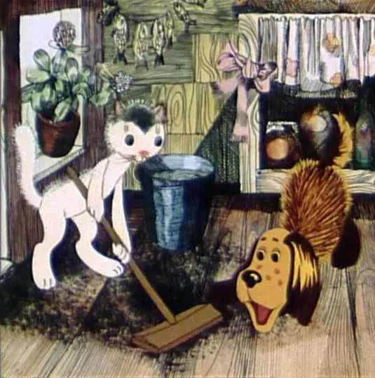 Как кошечка и собачка мыли пол (1977) скачать торрент бесплатно Как кошечка и собачка мыли пол (1977) мультфильм скачать торрент бесплатно