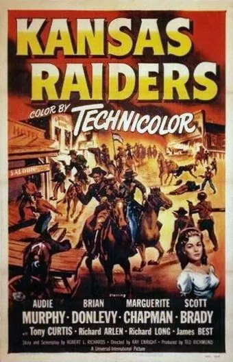 Канзасские рейдеры / Kansas Raiders (1950) фильм скачать через торрет бесплатно в хорошем качестве