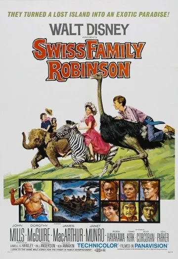 Швейцарская семья Робинзонов / Swiss Family Robinson (1960) фильм скачать через торрет бесплатно в хорошем качестве