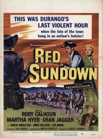Кровавый закат / Red Sundown (1956) фильм скачать через торрет бесплатно в хорошем качестве