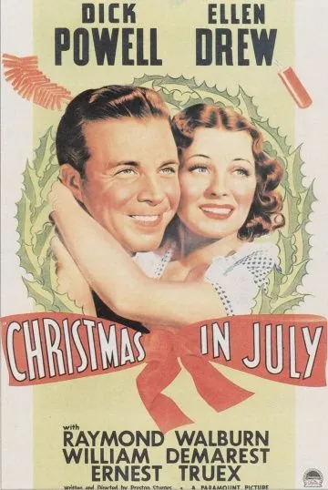Рождество в июле / Christmas in July (1940) фильм скачать через торрет бесплатно в хорошем качестве