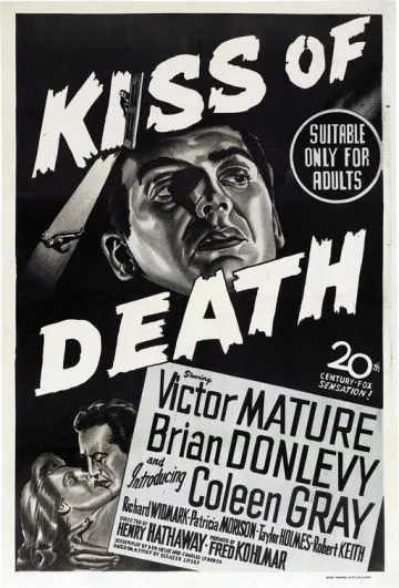 Поцелуй смерти / Kiss of Death (1947) фильм скачать через торрет бесплатно в хорошем качестве