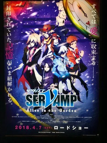 Слуга Вампир: Алиса в саду / Gekijouban Servamp: Alice in the Garden (2018) мультфильм скачать через торрет бесплатно в хорошем качестве