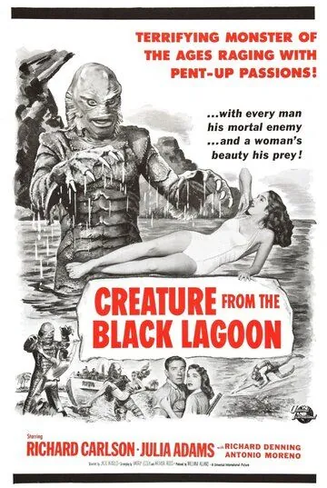 Тварь из Чёрной Лагуны / Creature from the Black Lagoon (1954) фильм скачать через торрет бесплатно в хорошем качестве