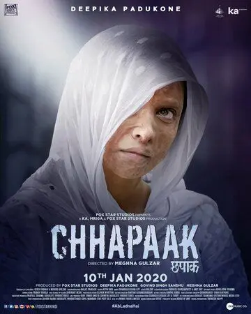 Брызги / Chhapaak (2020) фильм скачать через торрет бесплатно в хорошем качестве