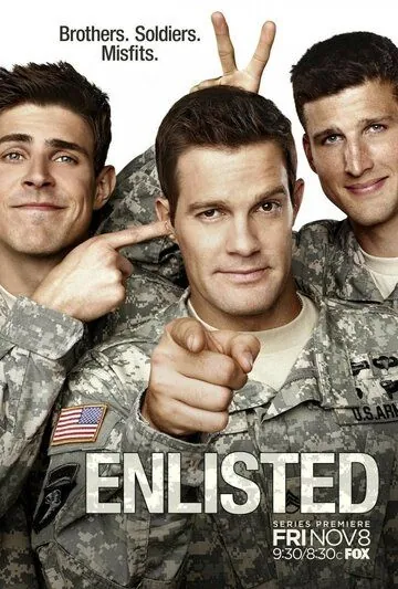 Завербован / Enlisted (2014) cериал скачать через торрет бесплатно в хорошем качестве