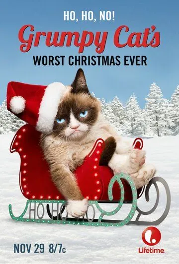 Худшее Рождество Сердитой кошки / Grumpy Cat's Worst Christmas Ever (2014) фильм скачать через торрет бесплатно в хорошем качестве