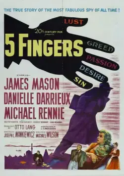 Пять пальцев / 5 Fingers (1952) фильм скачать через торрет бесплатно в хорошем качестве
