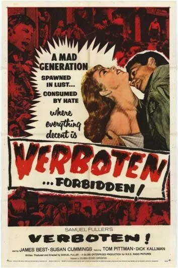 Запретные чувства / Verboten! (1959) фильм скачать через торрет бесплатно в хорошем качестве