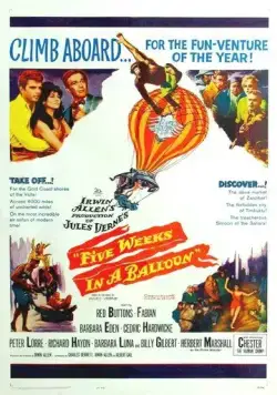 Пять недель на воздушном шаре / Five Weeks in a Balloon (1962) фильм скачать через торрет бесплатно в хорошем качестве