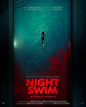 Проклятые воды / Night Swim (2024) фильм скачать через торрет бесплатно в хорошем качестве