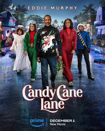 Конфетный переулок / Candy Cane Lane (2023) фильм скачать через торрет бесплатно в хорошем качестве