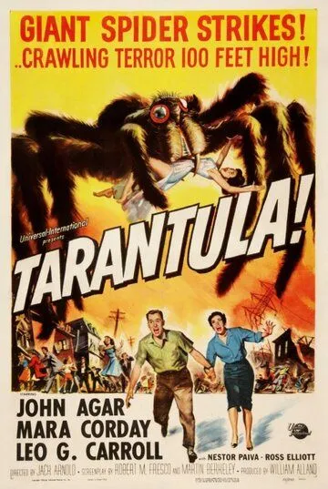 Тарантул / Tarantula (1955) фильм скачать через торрет бесплатно в хорошем качестве