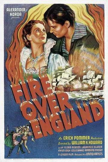 Пламя над островом / Fire Over England (1936) фильм скачать через торрет бесплатно в хорошем качестве
