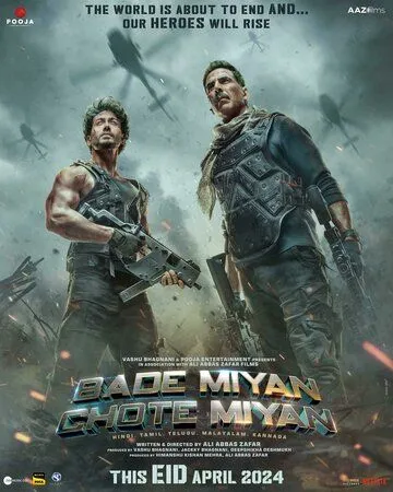 Напарники / Bade Miyan Chote Miyan (2024) фильм скачать через торрет бесплатно в хорошем качестве