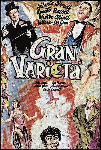 Большое разнообразие / Gran varietà (1954) фильм скачать через торрет бесплатно в хорошем качестве
