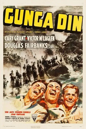 Ганга Дин / Gunga Din (1939) фильм скачать через торрет бесплатно в хорошем качестве
