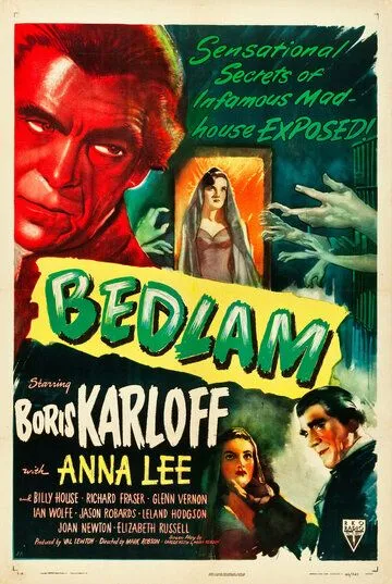 Бедлам / Bedlam (1946) фильм скачать через торрет бесплатно в хорошем качестве