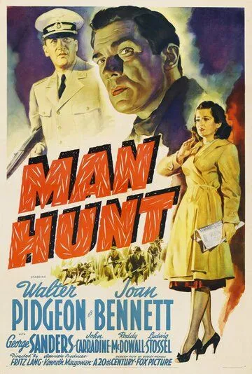 Охота на человека / Man Hunt (1941) фильм скачать через торрет бесплатно в хорошем качестве