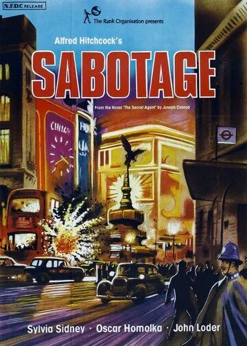 Саботаж / Sabotage (1936) фильм скачать через торрет бесплатно в хорошем качестве