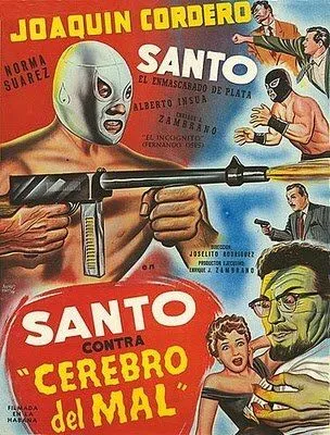 Санто против злого гения / Santo contra cerebro del mal (1961) фильм скачать через торрет бесплатно в хорошем качестве