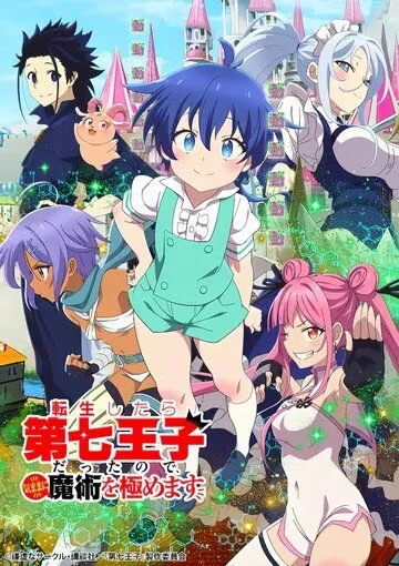 Перевоплотился в седьмого принца, так что я буду совершенствовать свою магию, как захочу / Tensei shitara Dainana Ouji Datta node, Kimama ni Majutsu wo Kiwamemasu (2024) сериал мультфильм аниме скачать через торрет бесплатно в хорошем качестве