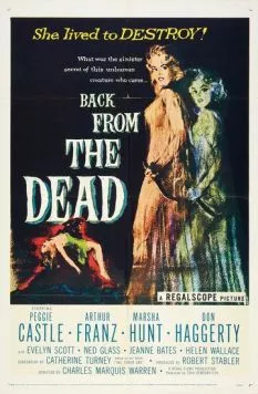 Воскрешение из мертвых / Back from the Dead (1957) фильм скачать через торрет бесплатно в хорошем качестве