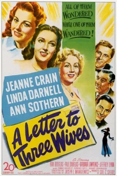 Письмо трем женам / A Letter to Three Wives (1949) фильм скачать через торрет бесплатно в хорошем качестве