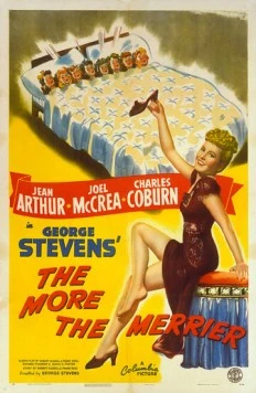 Чем больше, тем веселее / The More the Merrier (1943) фильм скачать через торрет бесплатно в хорошем качестве
