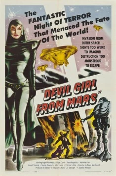 Дьяволица с Марса / Devil Girl from Mars (1954) фильм скачать через торрет бесплатно в хорошем качестве