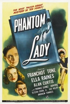Леди-призрак / Phantom Lady (1944) фильм скачать через торрет бесплатно в хорошем качестве