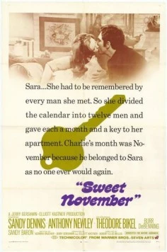 Сладкий ноябрь / Sweet November (1968) фильм скачать через торрет бесплатно в хорошем качестве