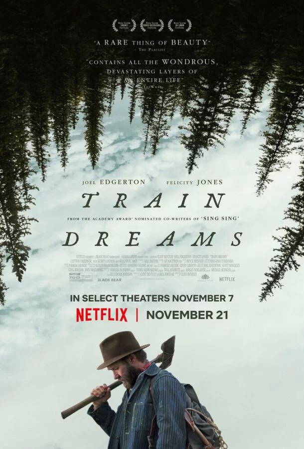 Сны поездов / Train Dreams (2025) фильм скачать через торрет бесплатно в хорошем качестве