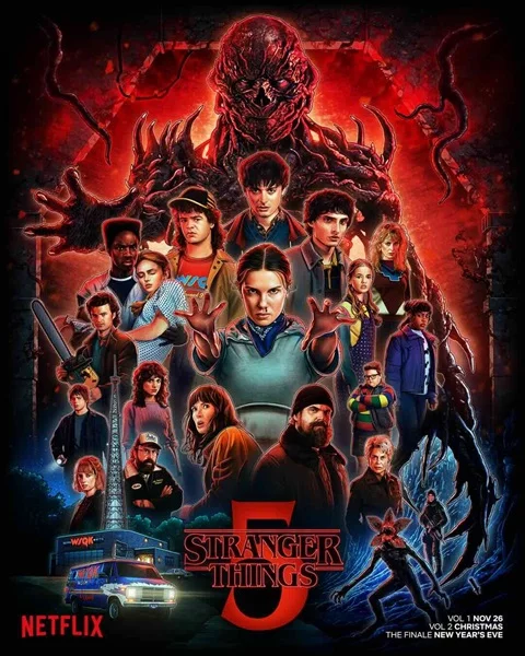Очень странные дела 5 / Stranger Things (2025) cериал скачать через торрет бесплатно в хорошем качестве