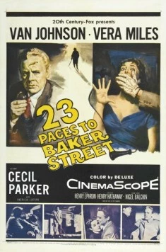 Двадцать три шага по Бейкер Стрит / 23 Paces to Baker Street (1956) фильм скачать через торрет бесплатно в хорошем качестве