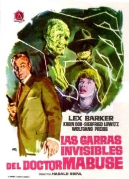 Постер: Невидимый доктор Мабузе / Die unsichtbaren Krallen des Dr. Mabuse (1962)